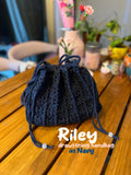 bags. by clarise: Riley Drawstring Handbag