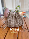 bags. by clarise: Riley Drawstring Handbag