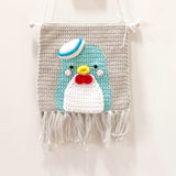 Wall Deco Crochet Art: Baby Penguin