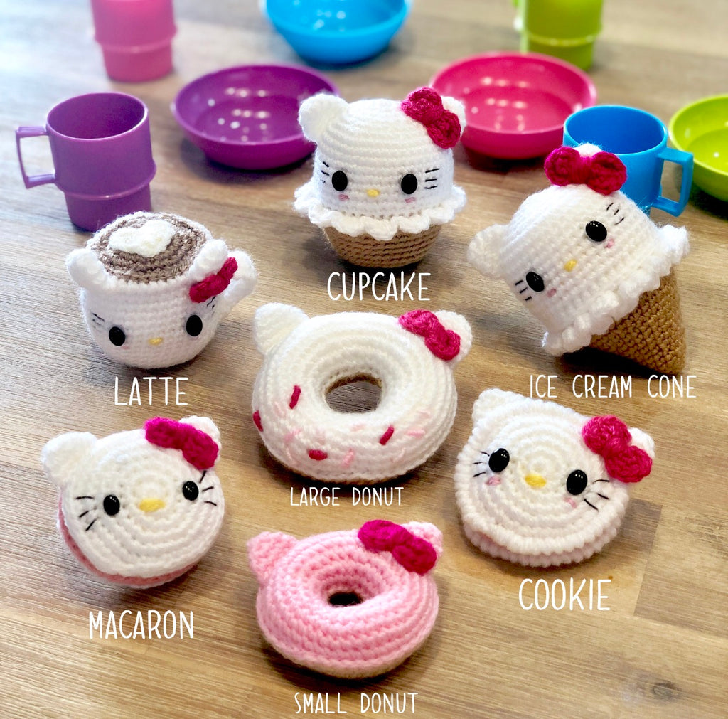 Hello Kitty Apple Crochet Pattern