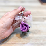 Timeless Florals: Rose in Bloom Bag Charm