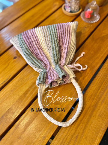 Blossom Crochet Bag: Lavender Fields