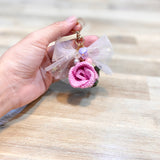 Timeless Florals: Rose in Bloom Bag Charm